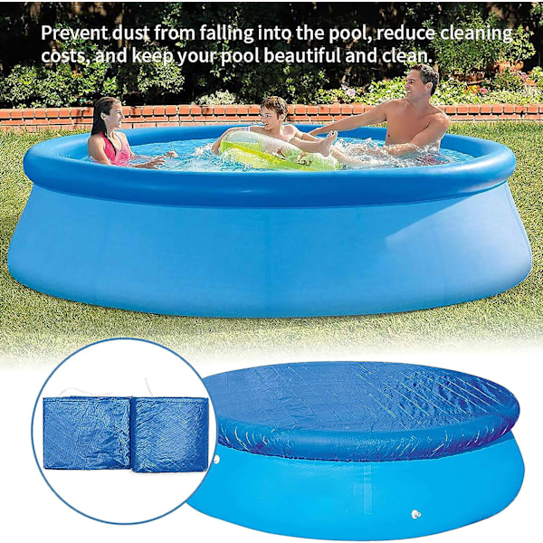Poolskydd med diameter 244 cm