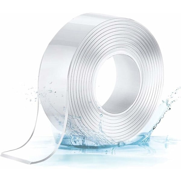 Nano Klæbende Solid Dobbeltklæbende Tape Uden Spor Nano Transparent klæbemiddel 30 mm 3 m 1 mm tyk