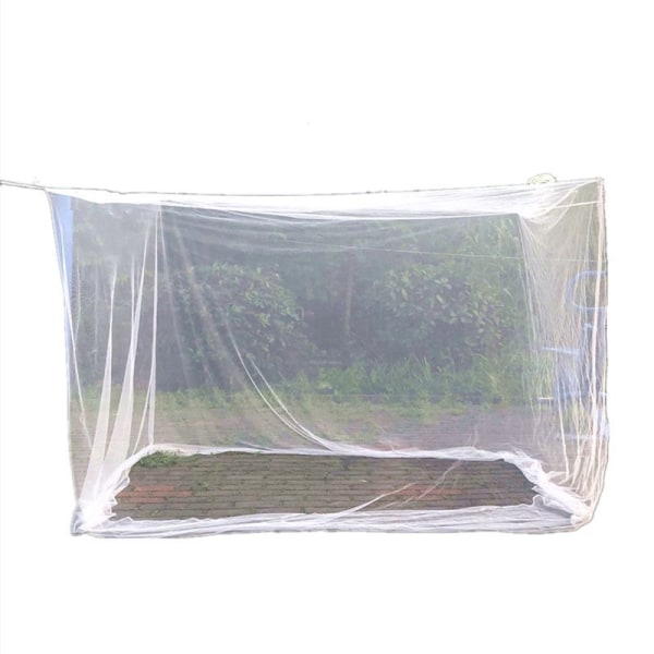 Portable military green tactical mosquito net for camping, fits one single bed