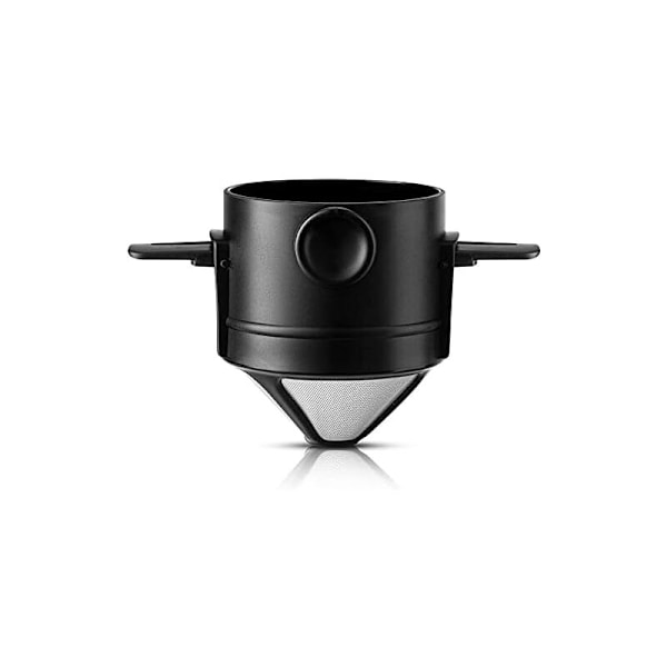Genanvendeligt papir rustfrit stål kaffefilter til manuel tilberedning af højpræcisions bærbar café i 304 rustfrit stål
