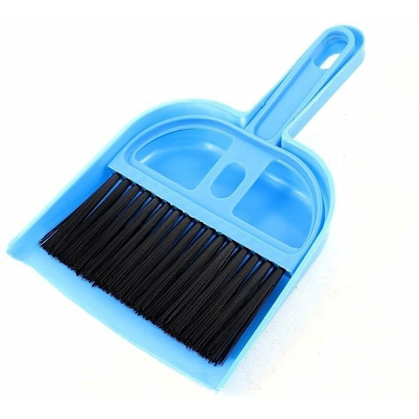 Pienoislapiosetti harjalla + Työkalu Bover Mini Auton Puhdistus Jäte Balai Bleu Bleu