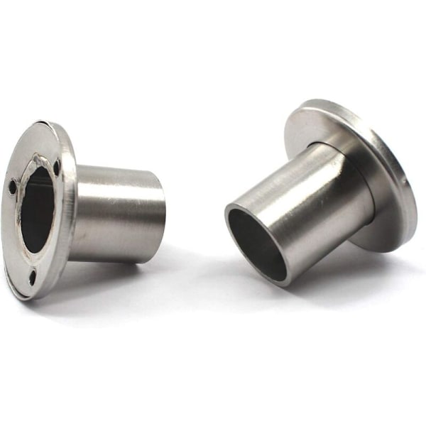 4 stk. garderobestangstøtte for 22 mm rør