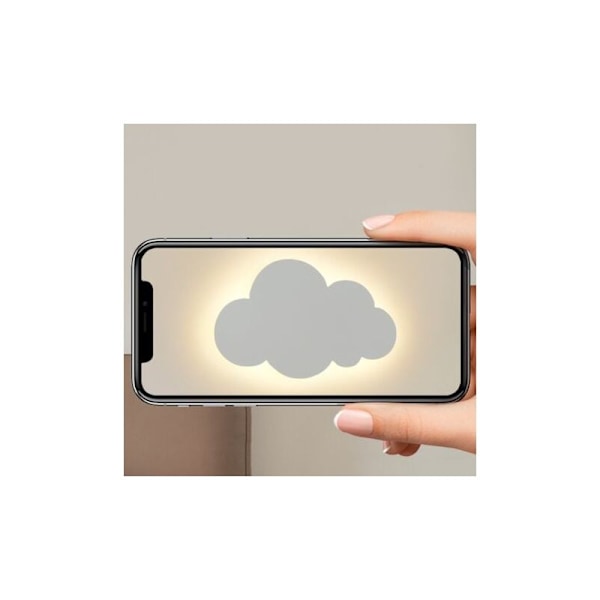 Kreativ Cloud Form Væglampe til Børneværelse, Simpel Moderne Øjenbeskyttelse LED Væglampe til Soveværelse Seng Aisle Trappe Forsænket Væg Sconce