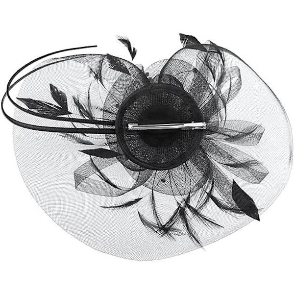 Bröllopsslöja Hätta Bröllopshuvudbonad Bröllopsfascinator Hatt