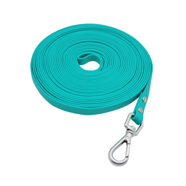 Embossed uttrekkbar hundeleie i vanntett materiale for hundetrening