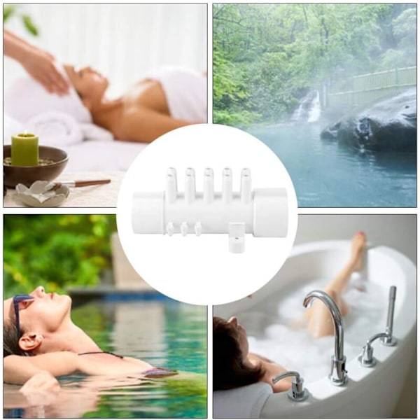 1.5in 10mm 10 Port Rørleggerarbeid Basseng PVC Rørleggerplugg Varm Kilde Varm Kilde Kilde Badebasseng Spa Tilbehør