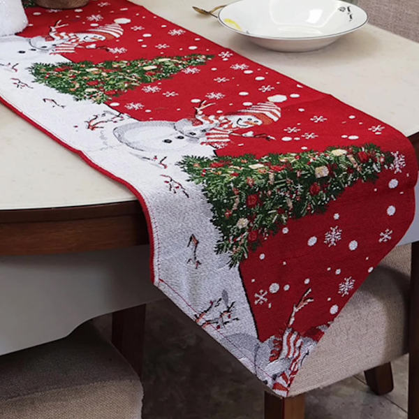 Julebordløber 1 stk. Festlige julebordsdekorationer Dug Julebordsdekorationer, Julebordsdekorationer (183 x 33 cm)