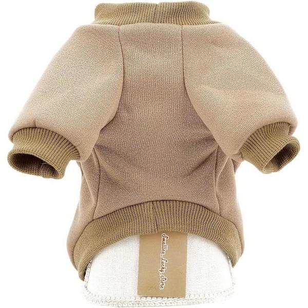 Hvalpe Fleece Sweatshirt Pullover Sød Bjørn med Ører til Små og Mellemstore Hunde og Katte, Brun, M(M)