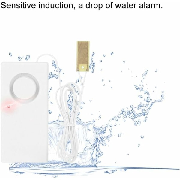 Vattendetektor, 120dB Säkerhetsvattenkrets Vattennivålarmsensor för kök