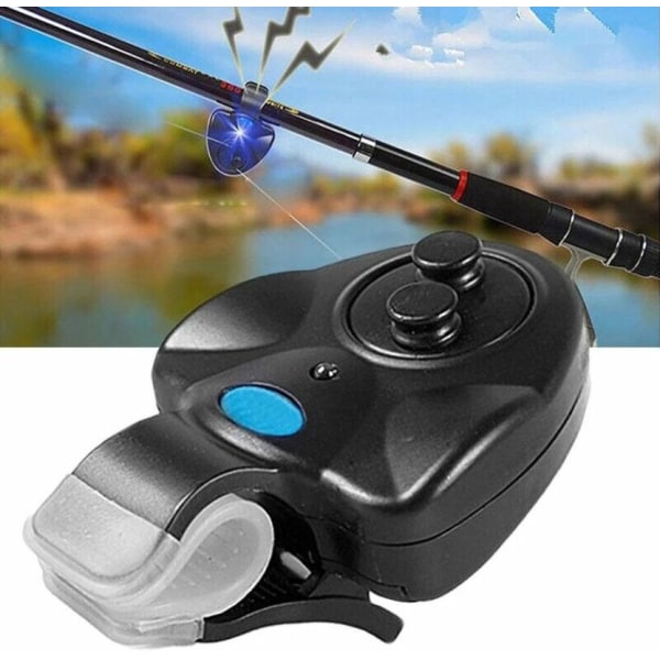 3-pack elektroniskt känsligt fiskespölarm, nappindikator, LED-fiskealarm, nappklocka, nappindikator