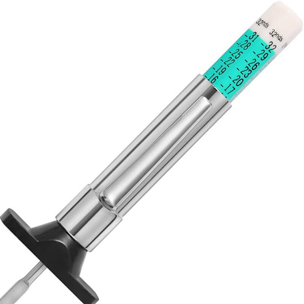 Seisova urasyvyysmittari, Syvyysrengasrengasmittari Älykäs värikoodi Metriset mittarit Värikoodin syvyys (25mm/32nd, 2kpl, 2kpl