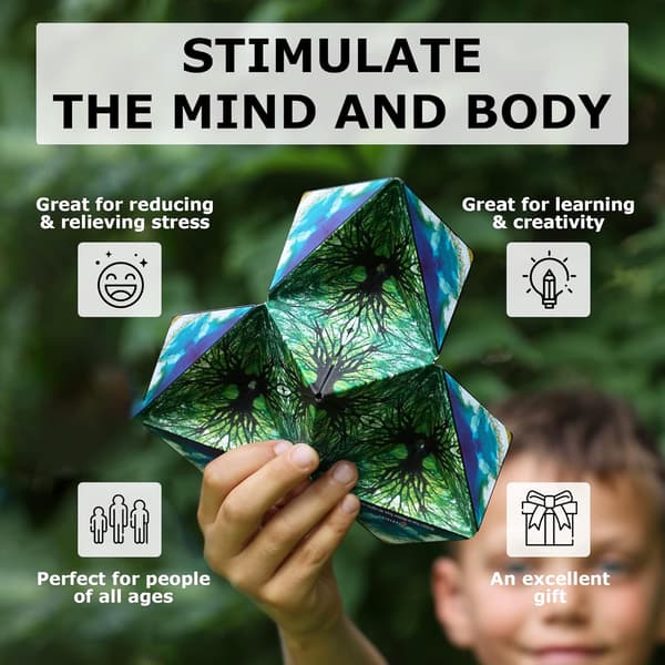 3D Rubikin kuution muuntautumisboksi lahjaopetuslelu