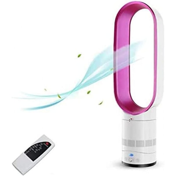 16 tommer tårnventilator, bladløs ventilator med 0,5-2 timers timer, komfortabel naturlig køleventilator til hjemmet, kontoret og soveværelset, pi