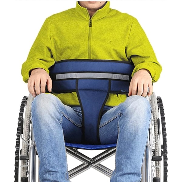Kørestolssikkerhedssele Kørestolstilbehør Sikkerhedssele til ældre Kørestolsselefastholdelse Brystsele Justerbar rem Patienter plejer ældre