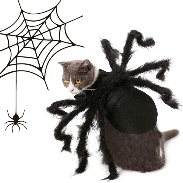 Kjæledyr klær, edderkopp cosplay kjæledyr kostyme for katt hund, edderkopp flaggermus r