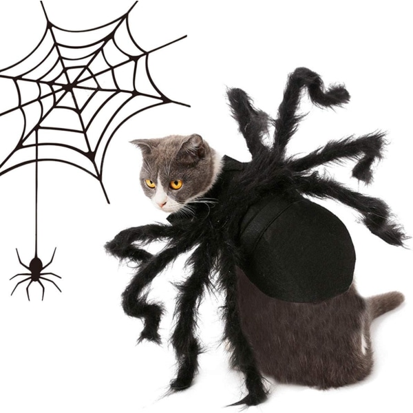 Lemmikkieläinten vaatteet, hämähäkki cosplay -lemmikkipuku kissalle koiralle, hämähäkki lepakko roolipeli pukeutua vaatteita jouluun Halloween-juhliin