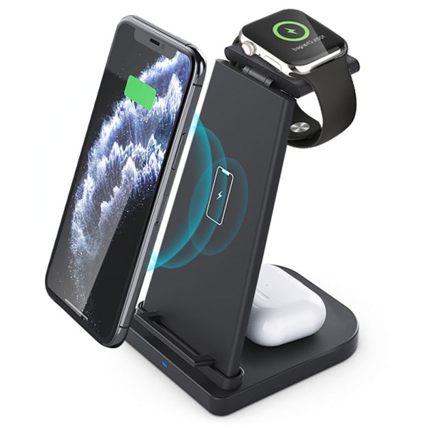 Sopii iphone14 langattoman laturin kannakkeen pystysuuntaiseen matkapuhelinkellon watch langattomaan lataukseen