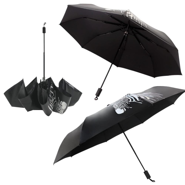 8 Bone kannettava Travel Compact -sateenvarjo, UV-suojattu aurinkosuoja C