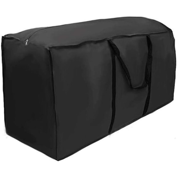 Vattentät Förvaringsväska för Trädgårdsmöbelkuddar, 210D Oxfordtyg Utomhus Förvaringsöverdrag Vattentätt Anti-UV Uteplats Tygtäckning (116x47x51cm)