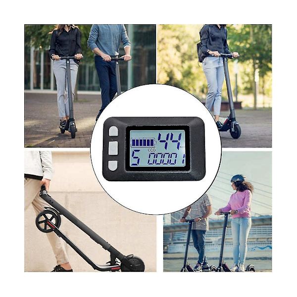 P9 LCD Display Instrumentbræt Måler LCD Skærm 24v 36v 48v 60v Elcykel Måler Til El Scooter
