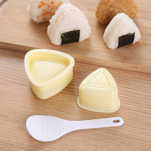 3 st, Triangulär Sushiform, Onigiri Rismjölform, Sushiform, Rismjöl Bentoform, Onigiritillverkare, Triangel Sushi Onigiriform, Sushi Onigiriform, DIY