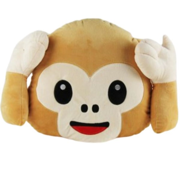 Emoji-apinapehmolelu tyyny tyyny apinan suu lapset loma syntymäpäivälahja（Älä sano）