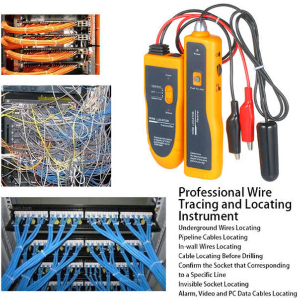 Line Finder NF-816 Underjordisk Kabel Finder, Mørk Line Finder, Line Finder, Batterifri Bog