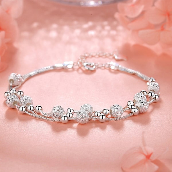Silverarmband Tre Liv och Tre Världar Armband Dam Silver 925