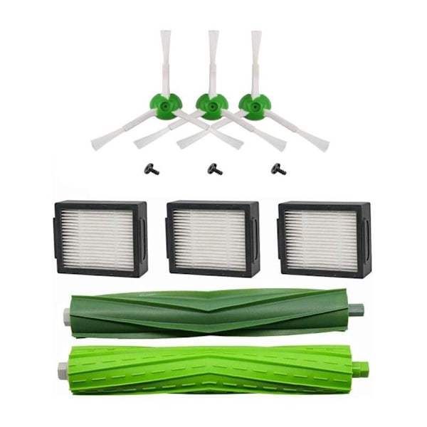 Reservedeler for Irobot Roomba I7 I7 + I7 Plus E5 E6 E7 Serie Kit D  'Tilbehør til støvsuger - Sidebørstefilter