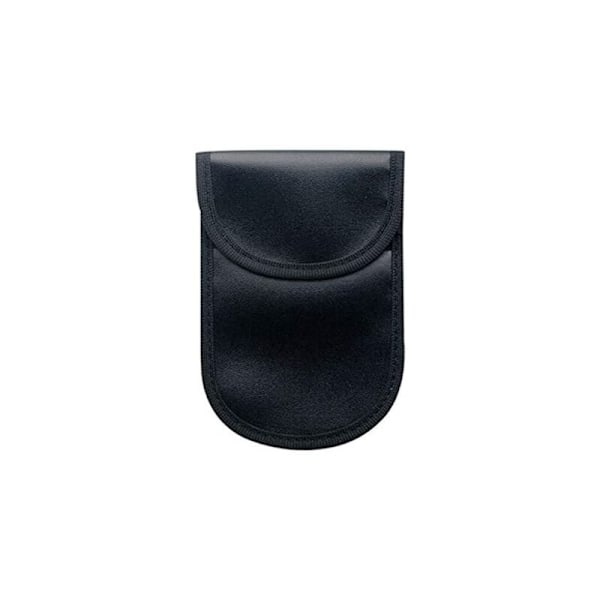 2-pack Bilnyckel Fob Skyddspåse Stöldskydd RFID Signalblockering Svart