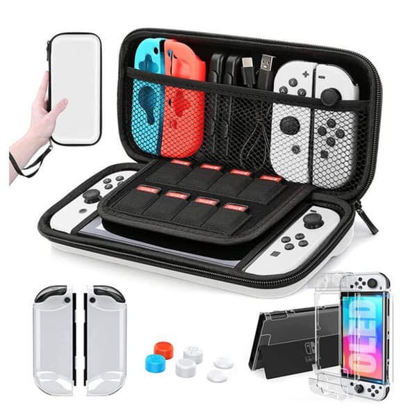 Hård opbevaringspose - Switch-etui - Organiser Sort