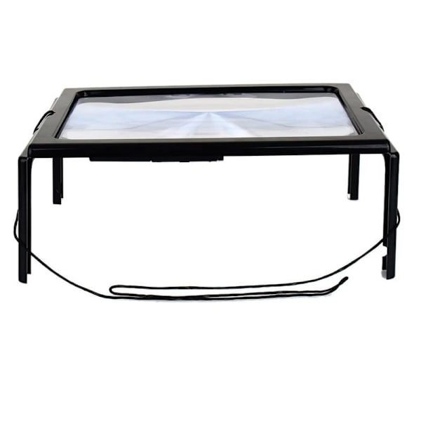 Fuldside læseforstørrelsesglas LED-lys Gaveforstørrelsesglas fuldside stereo foldeligt stativforstørrelsesglas