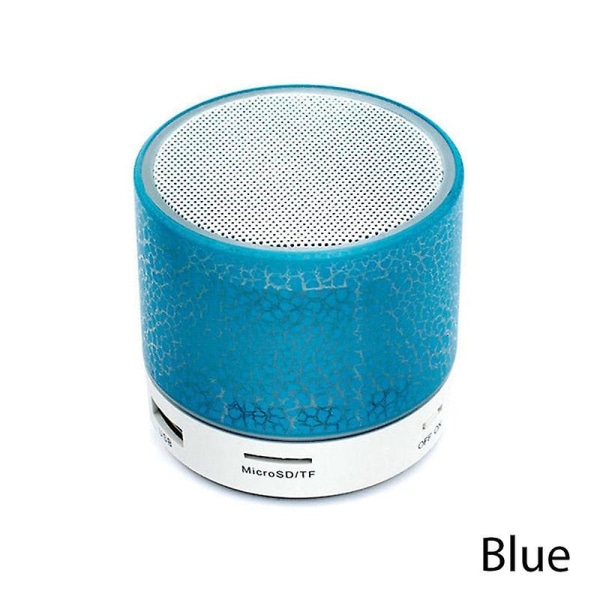 Mini langaton kaiutin värikkäällä LED-valolla (sininen)