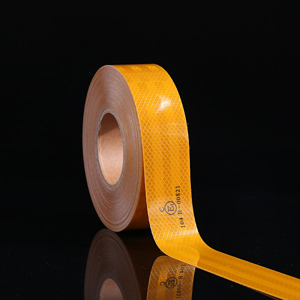 Reflekterende tape udendørs vandtæt reflekterende tape fare advarsel sikkerhed advarselstape reflekterende iøjnefaldende tape til trailere