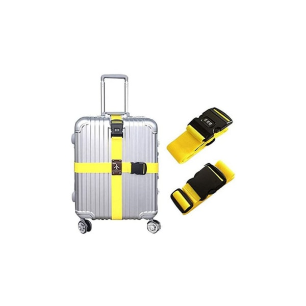 2 kpl matkatavaramerkki-matkatarvikkeet turvallisesti sulkeutuvaan pukuun