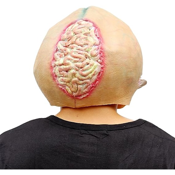 Halloween Kostumefest Udlænding Udenjordisk Latex Menneskehoved Maske