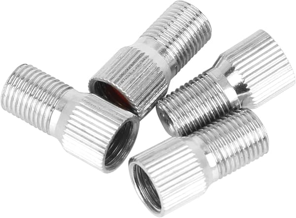 4 stk 19mm krom dekkventilforlengeradapter for bil lastebil