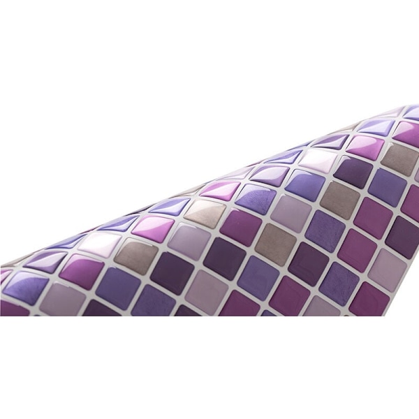 3D Mosaikkfliser Selvklebende Vanntett Klistremerke Flis 23.6x23.6cm For Bad-4 Cuisine