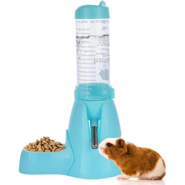 Pieni eläinten juoma-astia, Kanin juoma-astia pienille eläimille, hamsterit, marsut, kanit, rotat, frettit, gerbiilit, chinchillat, 125ml sininen