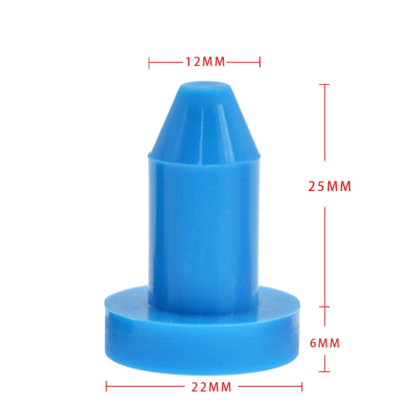 Nya kajaktillbehör Kajak Push-In Silikonavloppspluggar (2-pack Svart)