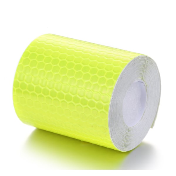 3m x 50mm heijastava teippi vedenpitävä heijastin varoitustarra korkea intensiteetti itseliimautuva turvateippi (keltainen)