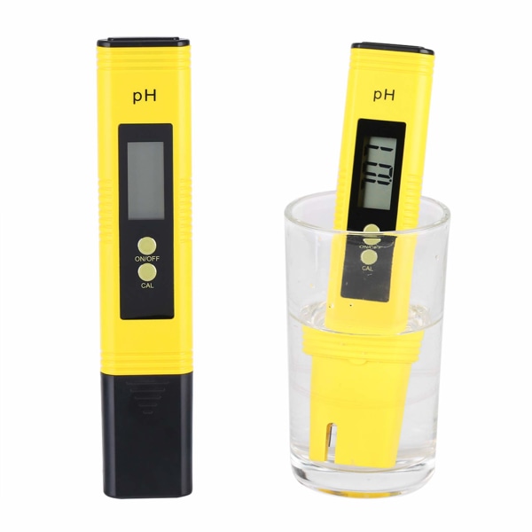 2pcs LCD Digital pH Tester, Wine Testing Tools for Aquarium, Swimming Pool, All Fish Tanks, Fishing, Swimming Pool, School Lab 6.1 x 1.1 x 0.6 inch