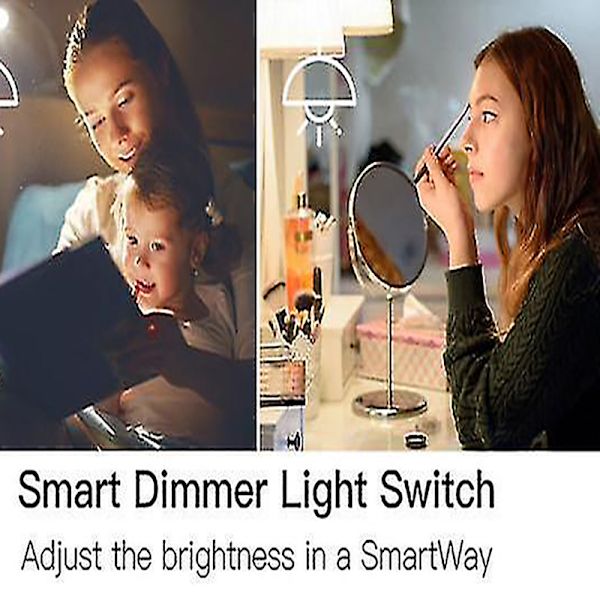 Smart Wifi Lys Dimmer Bryter Smart Life App Fjernkontroll