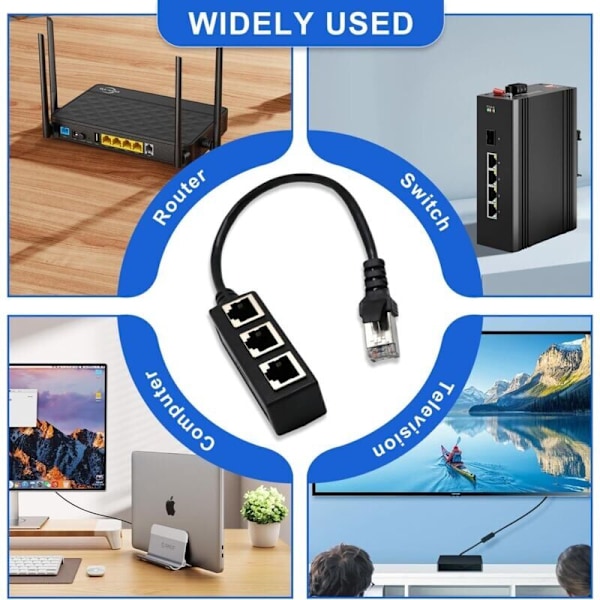 WiFi Repeater Booster 300Mbps Trådløs Forlenger Nettverkssignalforsterker (WPS, enkel installasjon, 1 Ethernet-port, innebygd antenne, 2.4 GHz) Øk