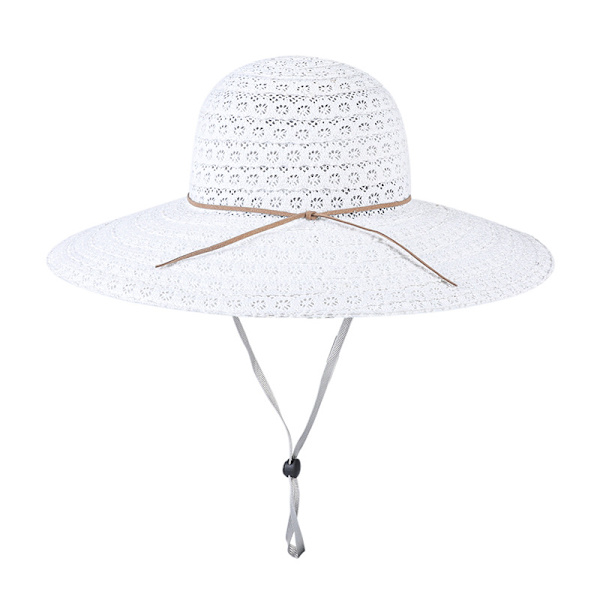 Kvindernes solhat, kvindernes strand foldbare bredskyggede sommerblonde solhat