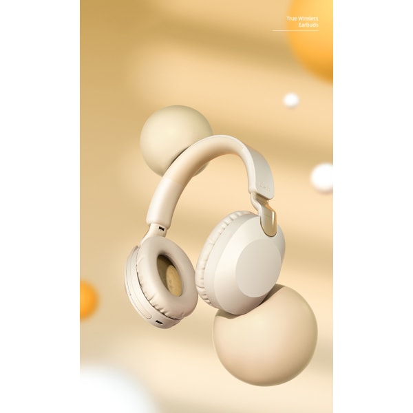 Bluetooth-hörlurar Bluetooth-spelheadset HiFi-ljudkvalitet 40 mm stora drivrutiner Humaniserad bekväm för bärbar dator (svart)