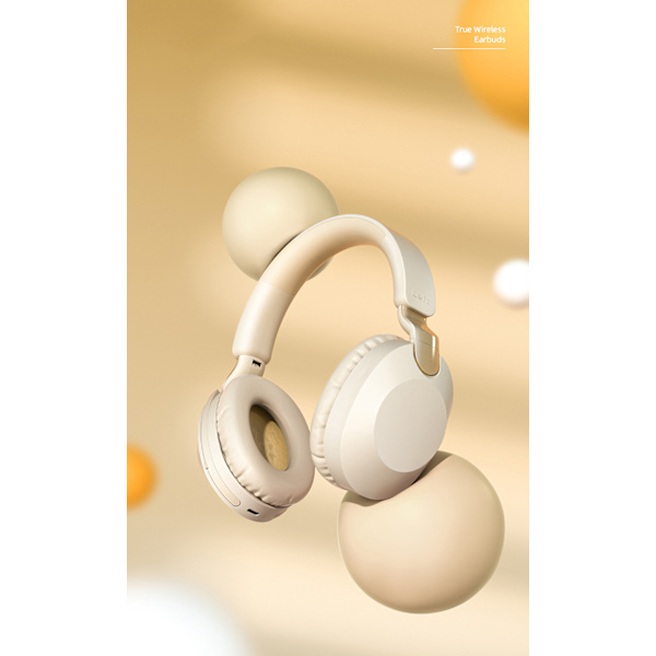 Bluetooth-hovedtelefoner Bluetooth Gaming Headset HiFi-lydkvalitet 40mm store drivere Humaniseret behagelig til bærbar computer (grøn)