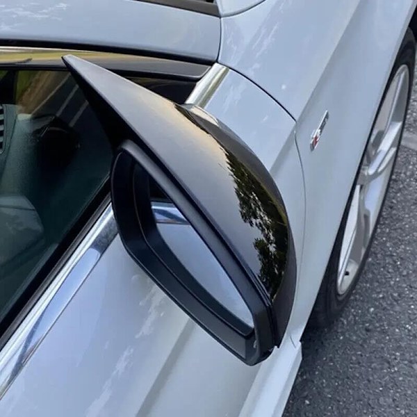 Bil spegelkåpor sidospegel bakspegel bil vinge kåpa reservdelar bil för Audi för A3 S3 RS3 för 8V 2013 - 2018 2019 2020 Infällbar kåpa