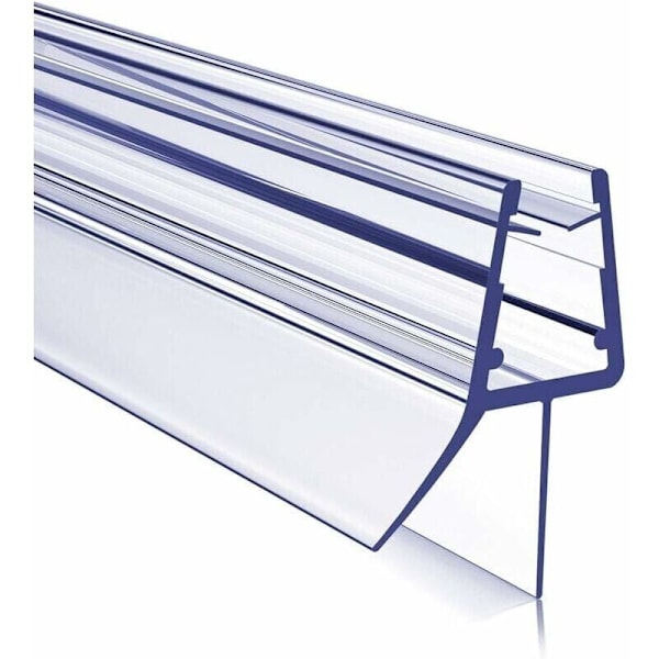Duschlist 100cm för duschdörrstätningar, Duschrum PVC-list, Vattentätt skydd, för 4-6mm glas