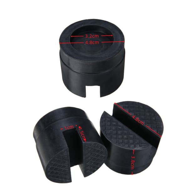 2-pack gummiböjblock, hydraulisk domkraft, bilkudde, biljack, biljack, biljack, billyft, solidt fordon, W
